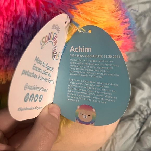 12” Achim Squishmallow - Picture 4 of 4